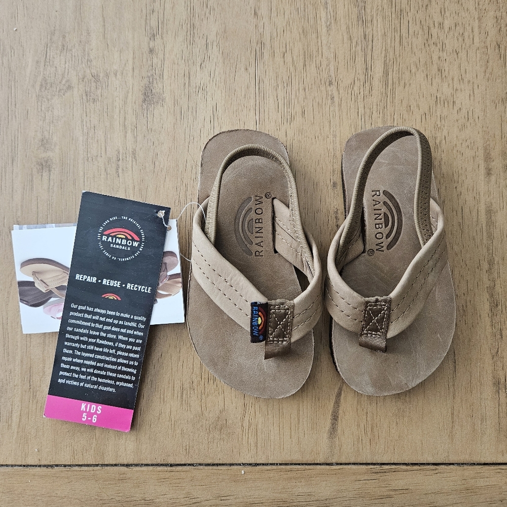 NWT Toddler Rainbow Sandals